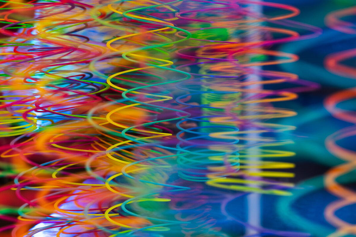 Décor multicolore Biodôme de Montréal Photo événement