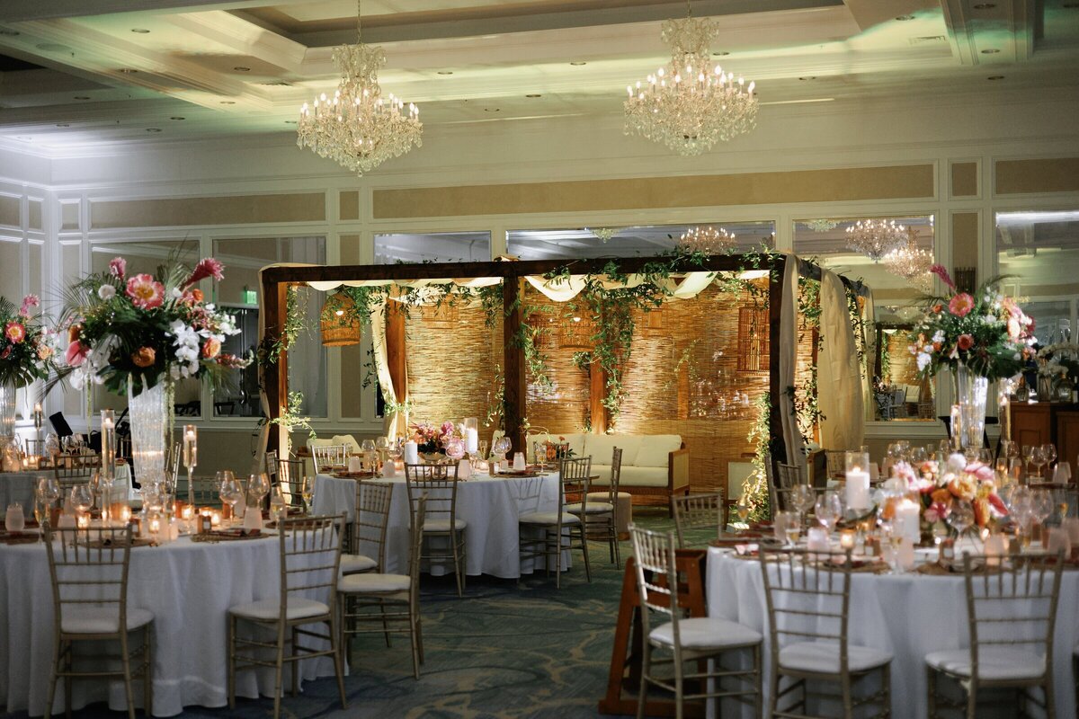 Bride and groom during their wedding at the Hilton Marco Island, captured by a wedding photographer in Miami, FL.