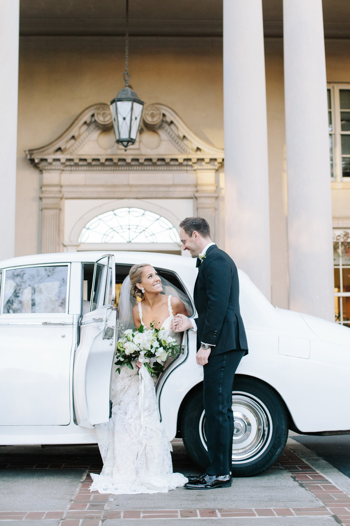 The Biltmore, a Rolls Royce and a bride and groom so deeply in love.  What more could you want?  Says Atlanta's premier wedding photographer Rebecca Cerasani.