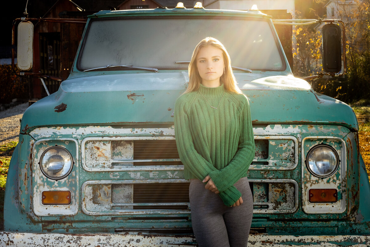 Creative Kansas City senior photographer specializing in expressive portraits