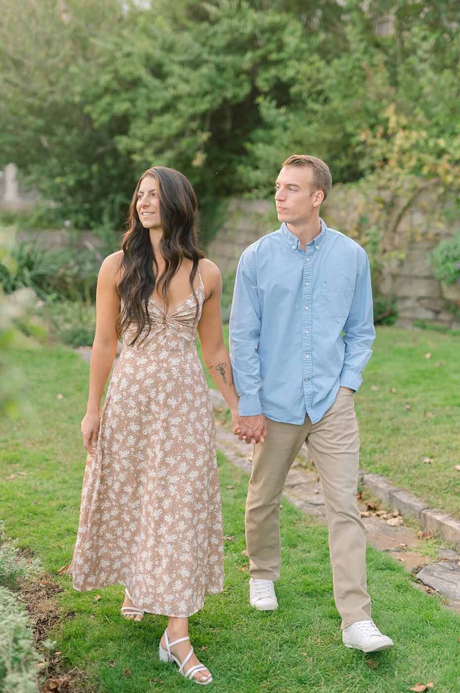 Harkness Engagement Photoshoot in Harkness Garden