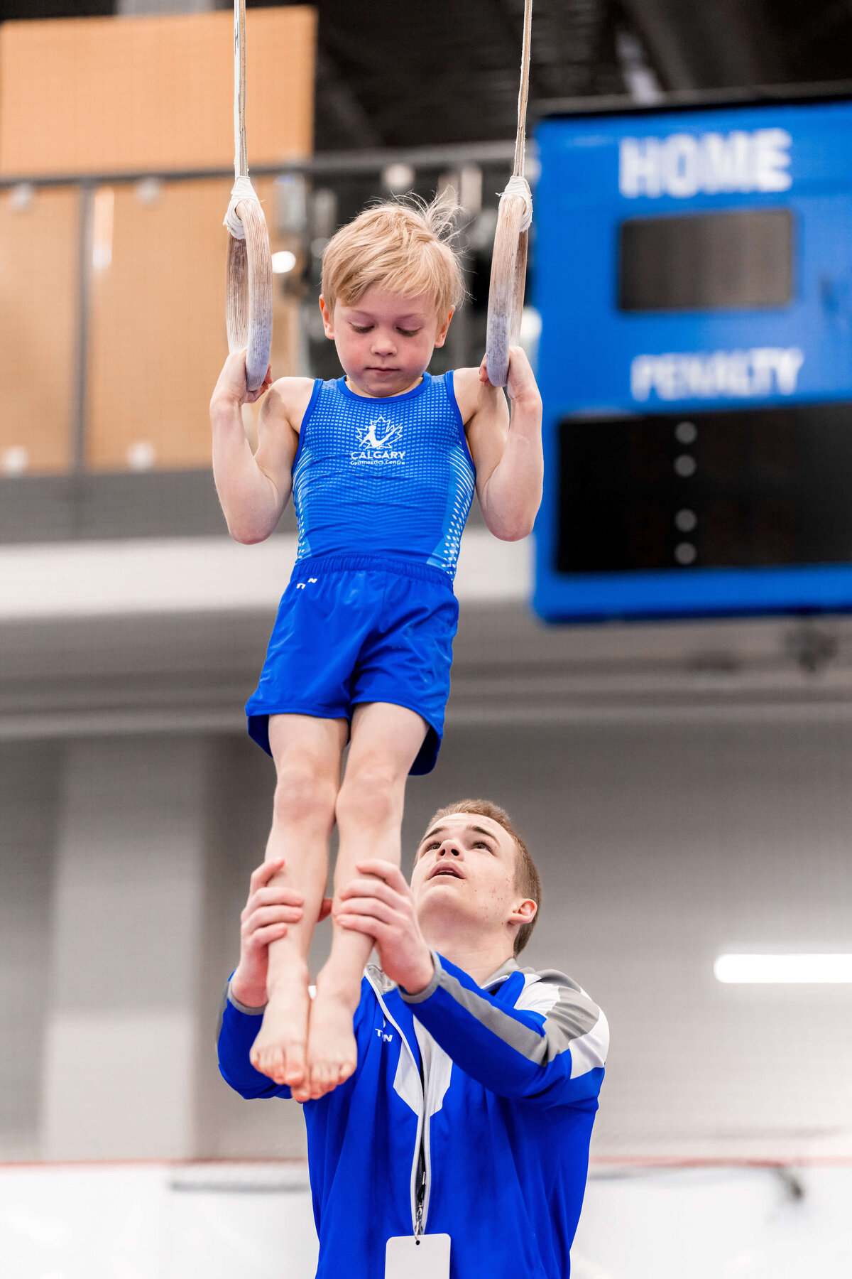 Photo by Luke O'Geil taken at the 2023 inaugural Grizzly Classic men's artistic gymnastics competitionA1_06147