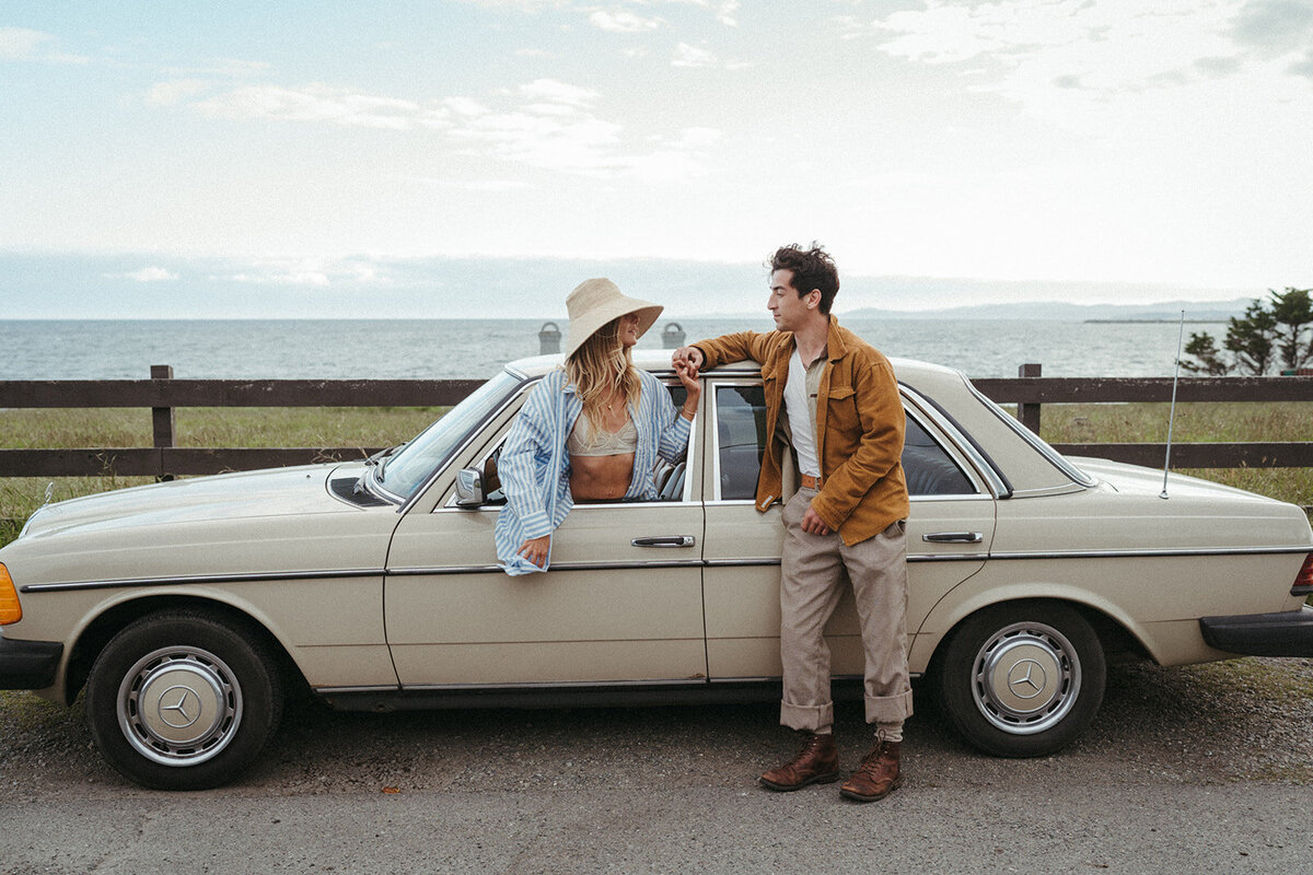 Vintage Car Engagement Photos | BC Destination Wedding Photographer21