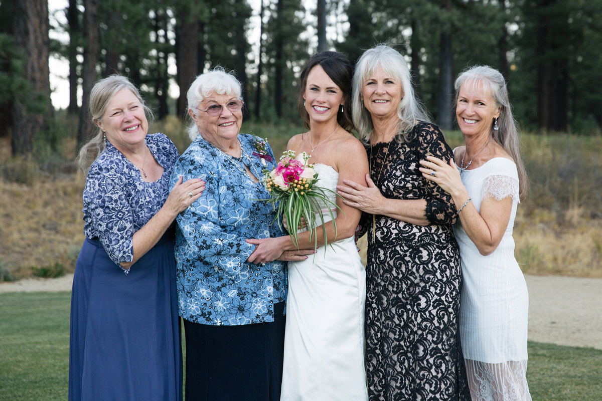 generations photo at wedding Lake Tahoe CA
