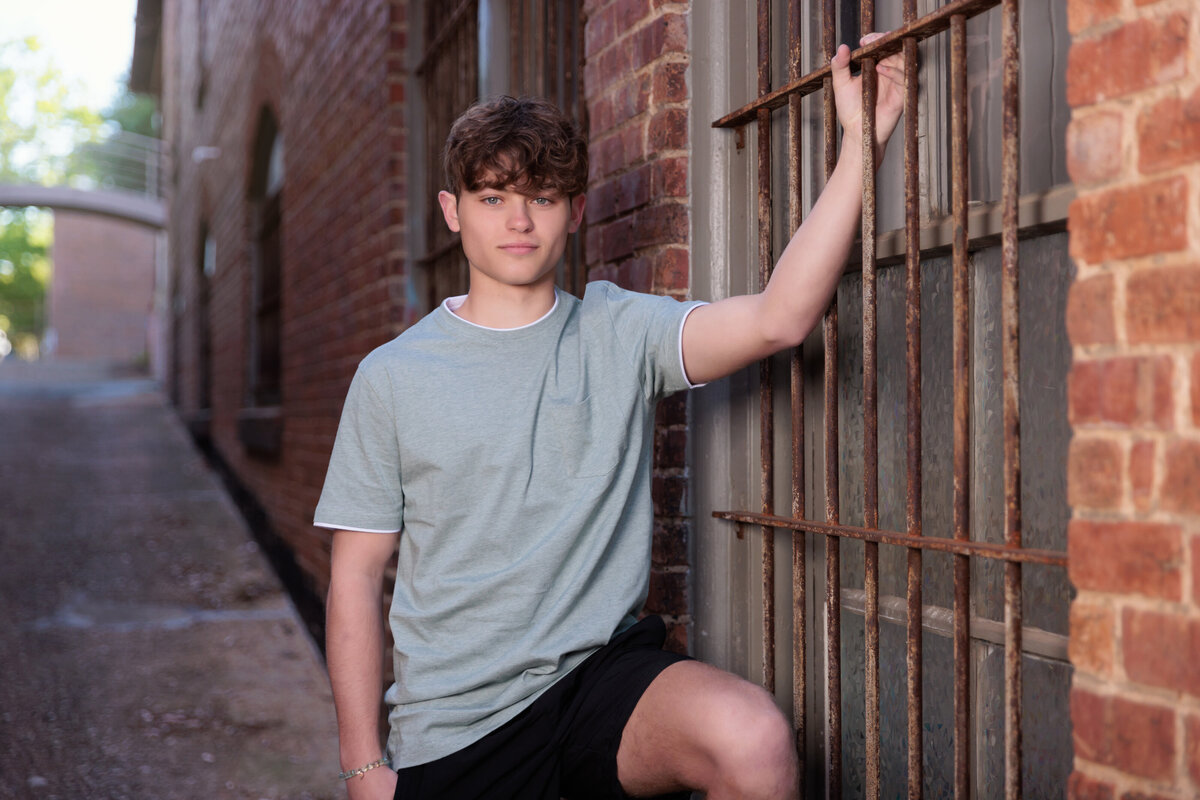 Urban Vibe for Holly Springs Senior photographs