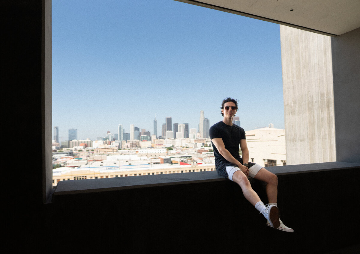 DTLA Los Angeles Couple Photoshoot