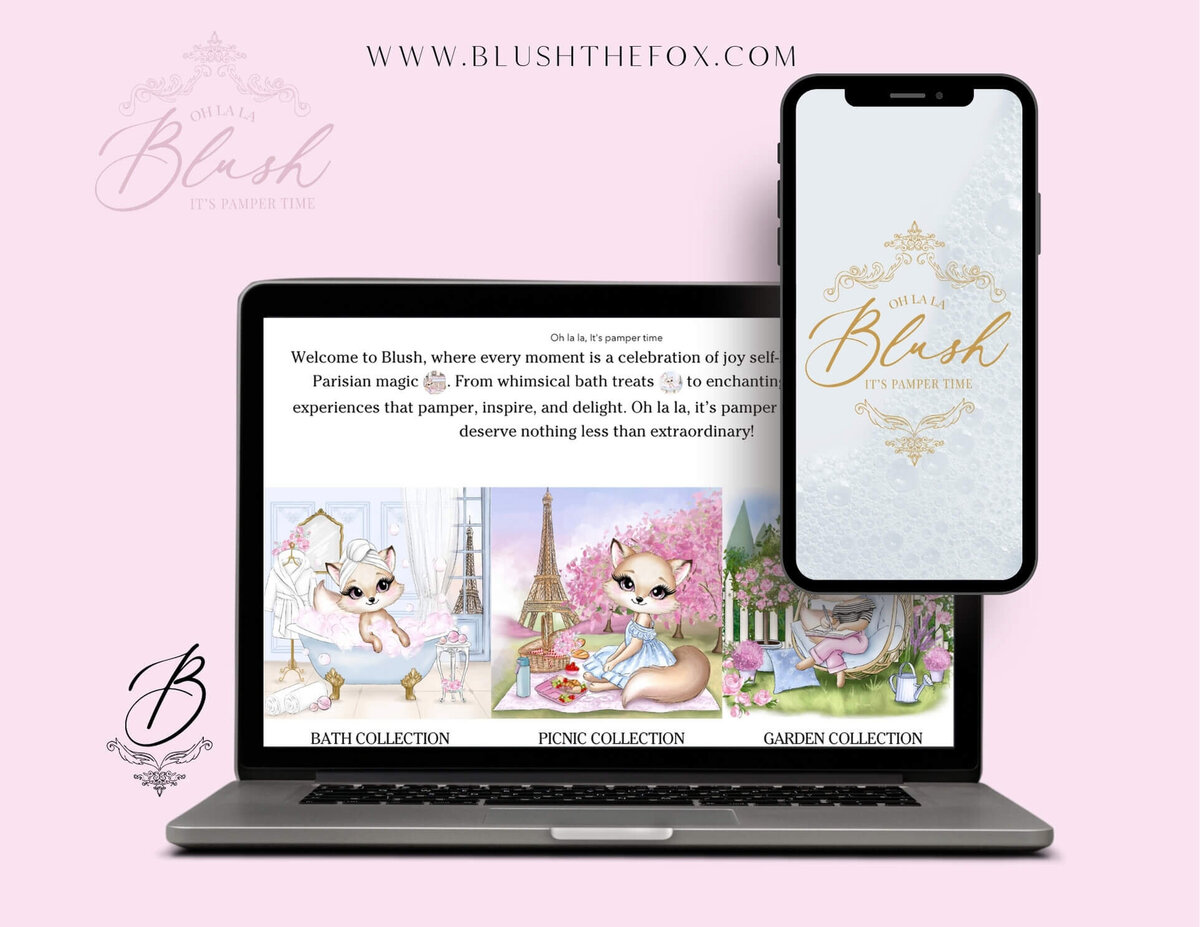 brand design blush kids company13