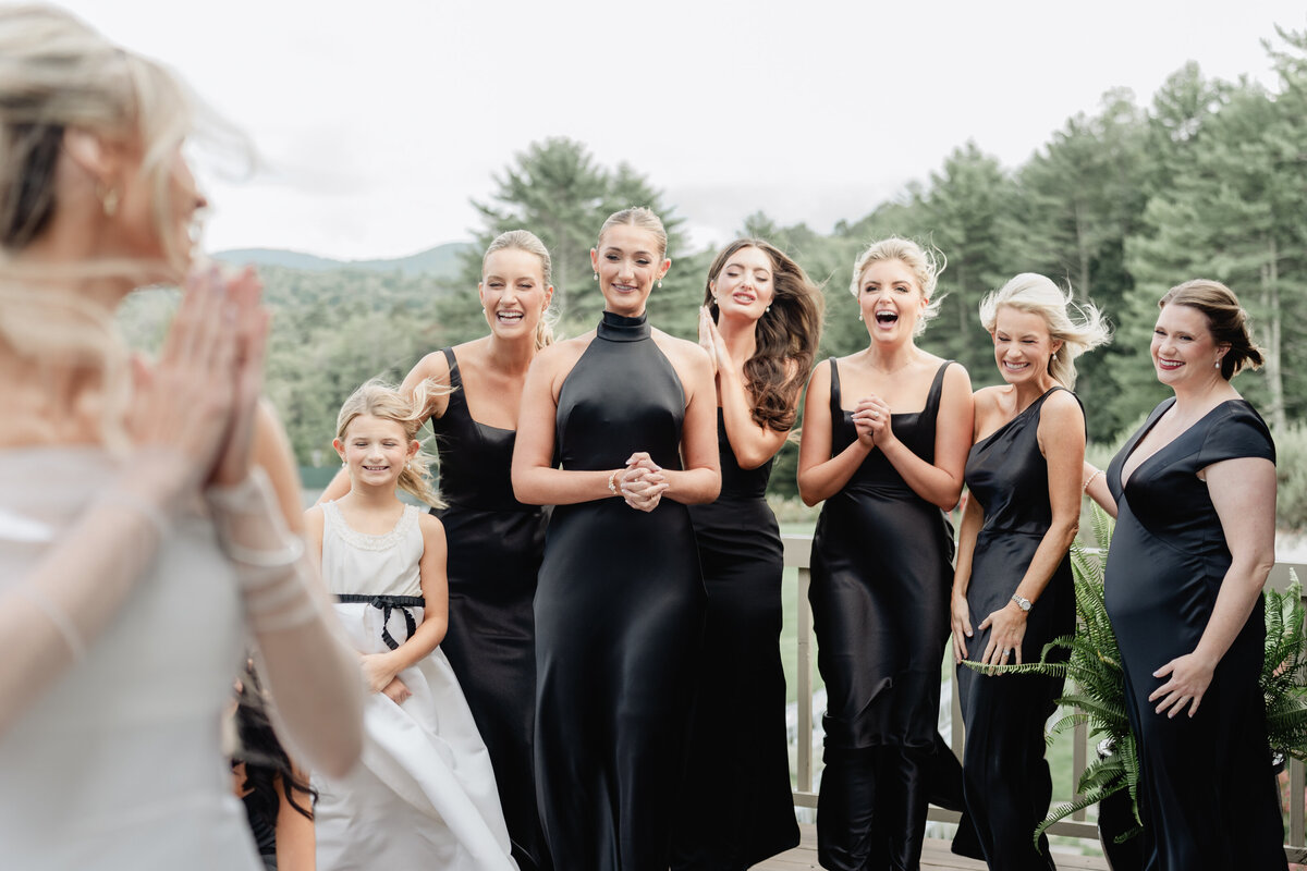 Bride and Groom at Chattooga Club Cashiers NC by Wedding Photographer Nick Francis-19