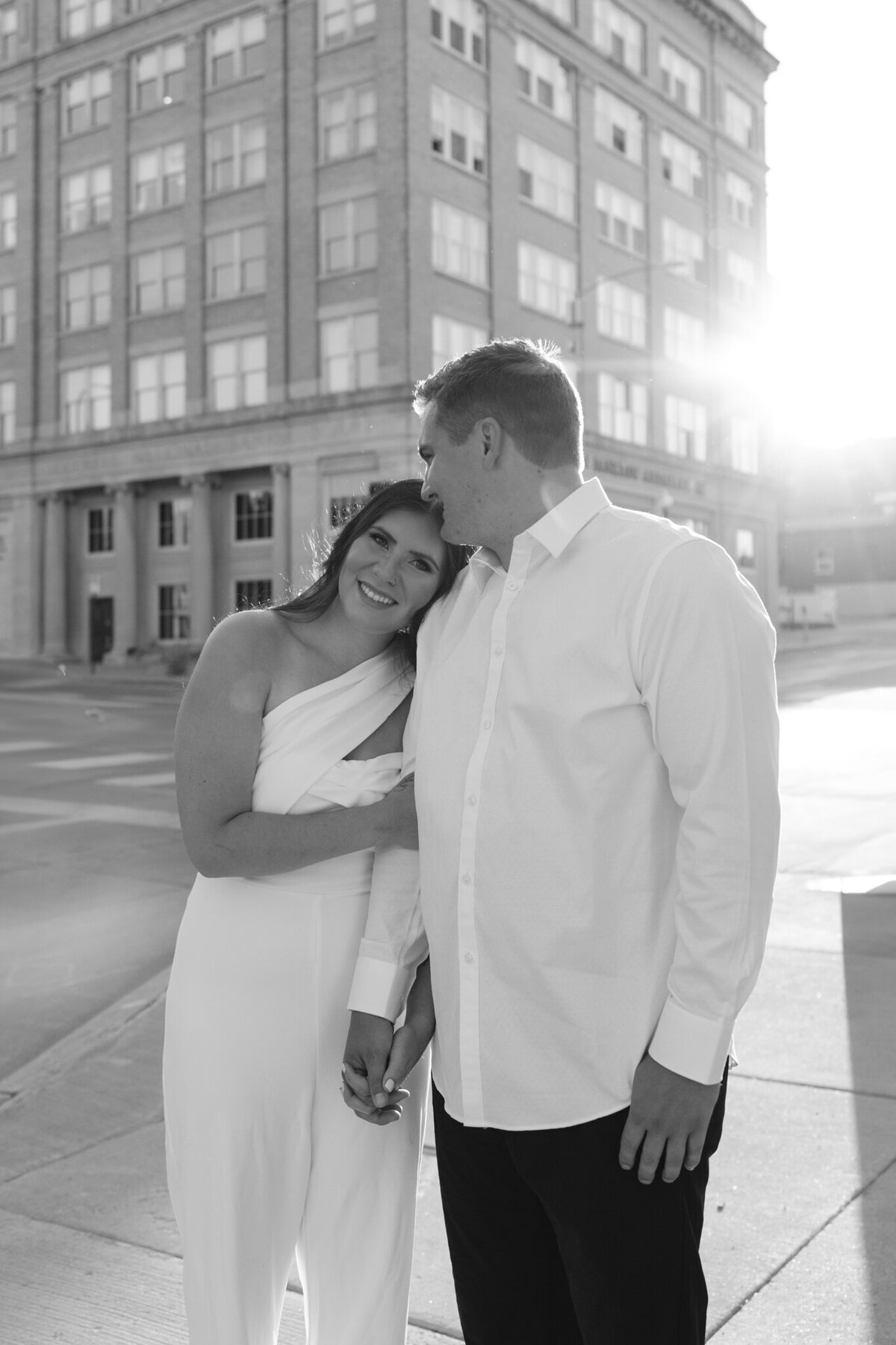 Sioux Falls Engagement Photographer, RCC Photography, Downtown Urban Engagement Photos, Engagement Inspiration-12