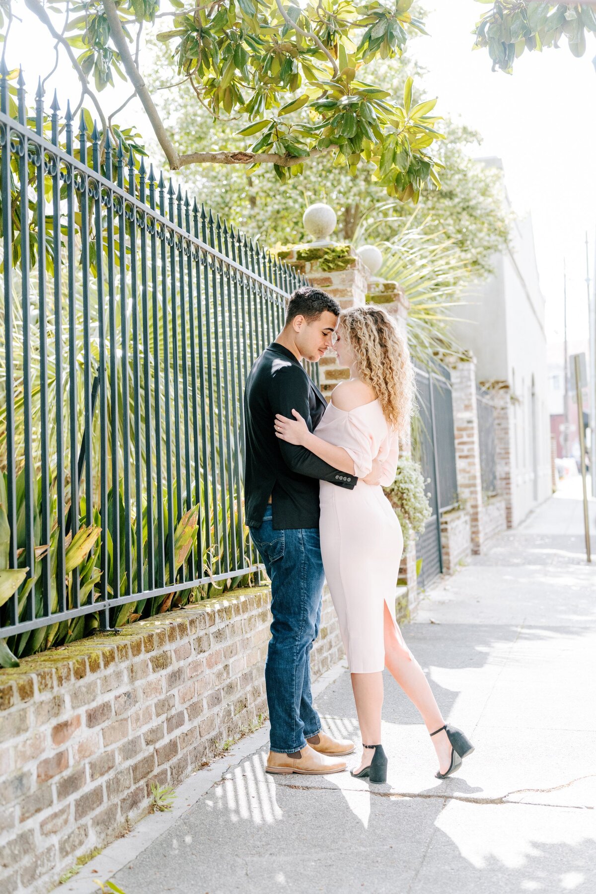Downtown Charleston Pink Figgy Engagement Session_0017