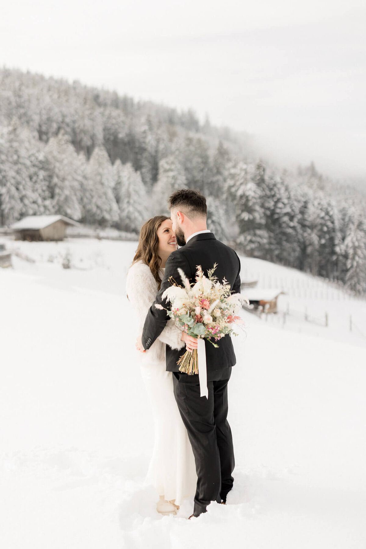 Winter Elopement Photography Austria