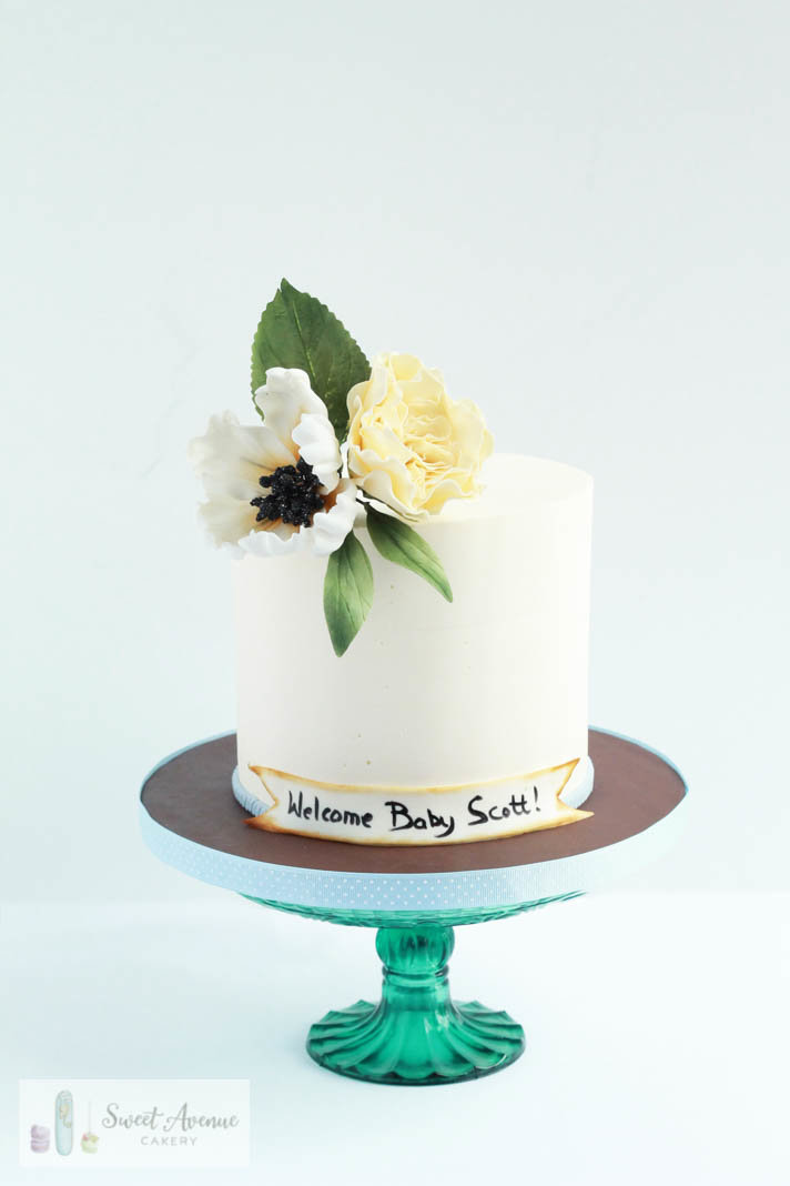 elegant birthday cake, mother's day cake