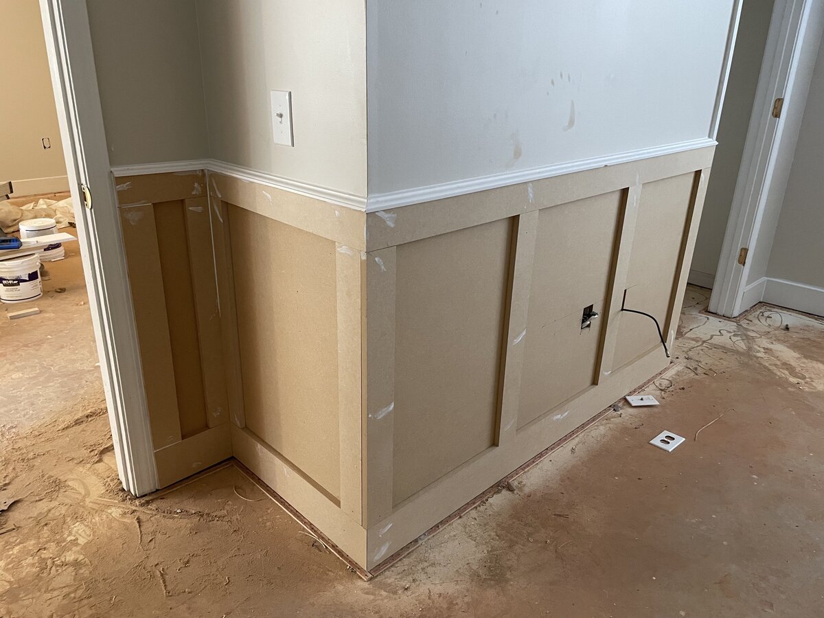 custom wainscotting installation
