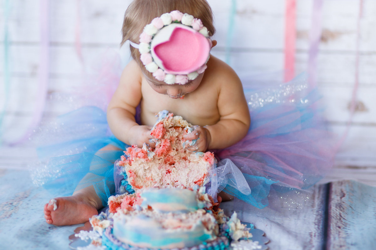 1st Birthday cake smash0034