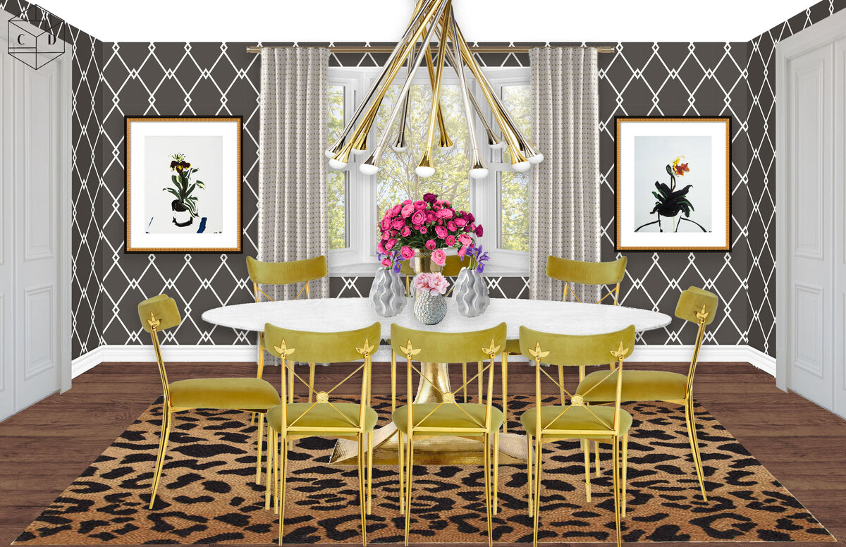 Glam Dining Room