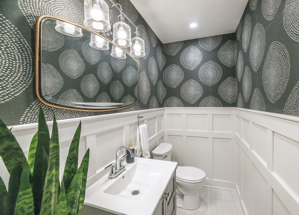 Project blu home renovation powder room