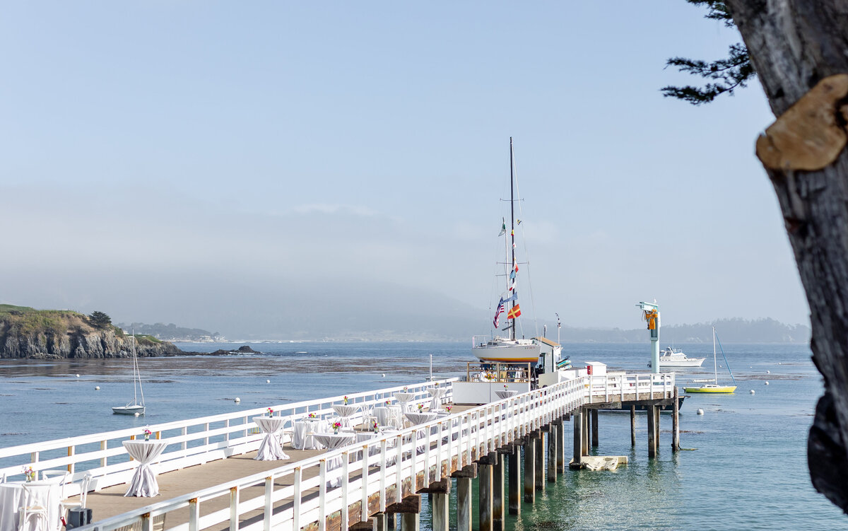 Pier Cocktail hour at Pebble Beach