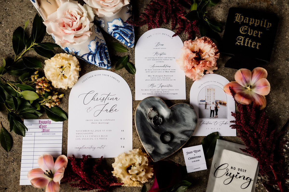Archer Inspired Photography - Chirstina and Jake Wedding - Smog Shoppe Los Angeles - Details-21