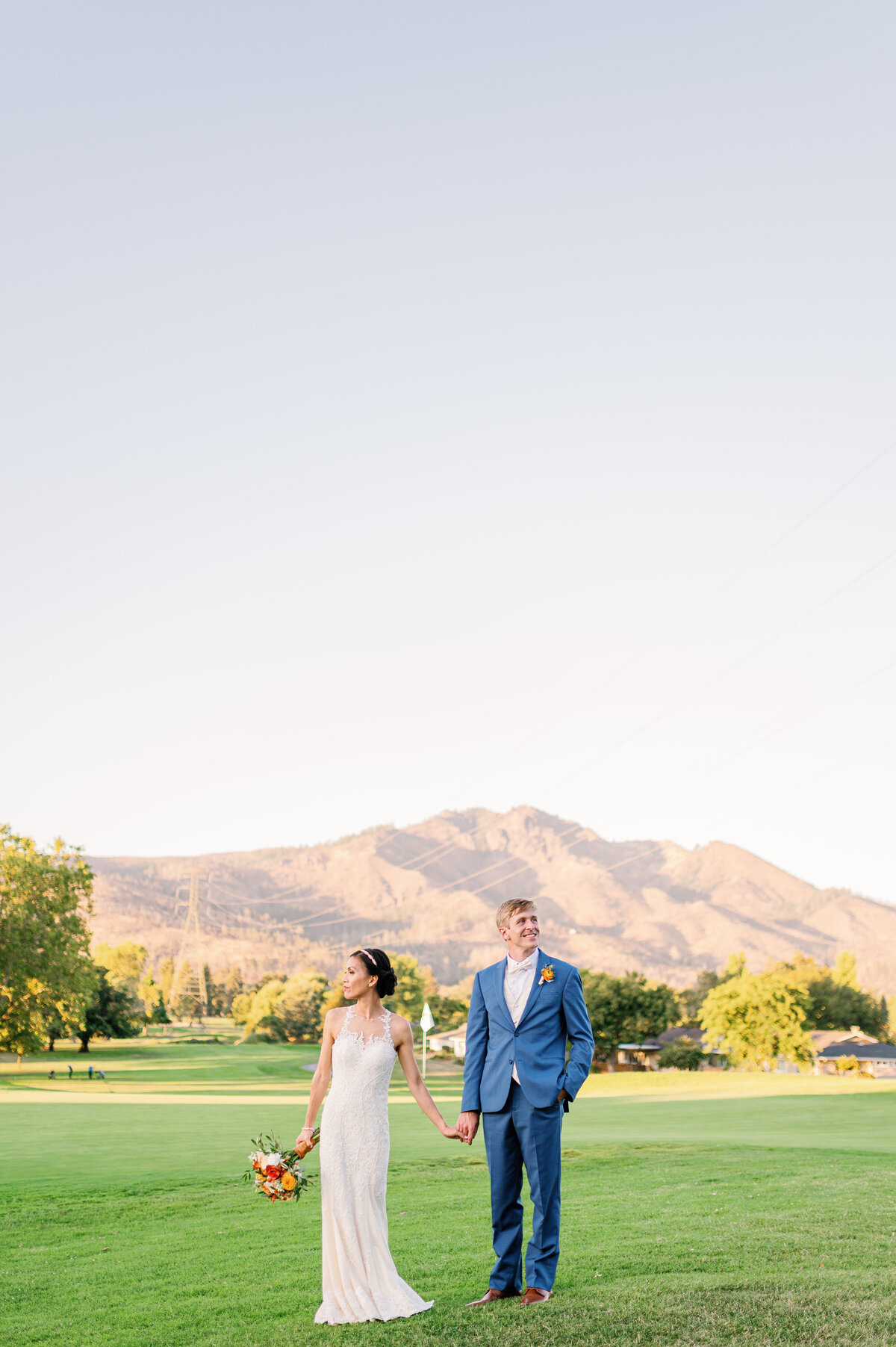 San Francisco Bride Mountain Wedding Dress