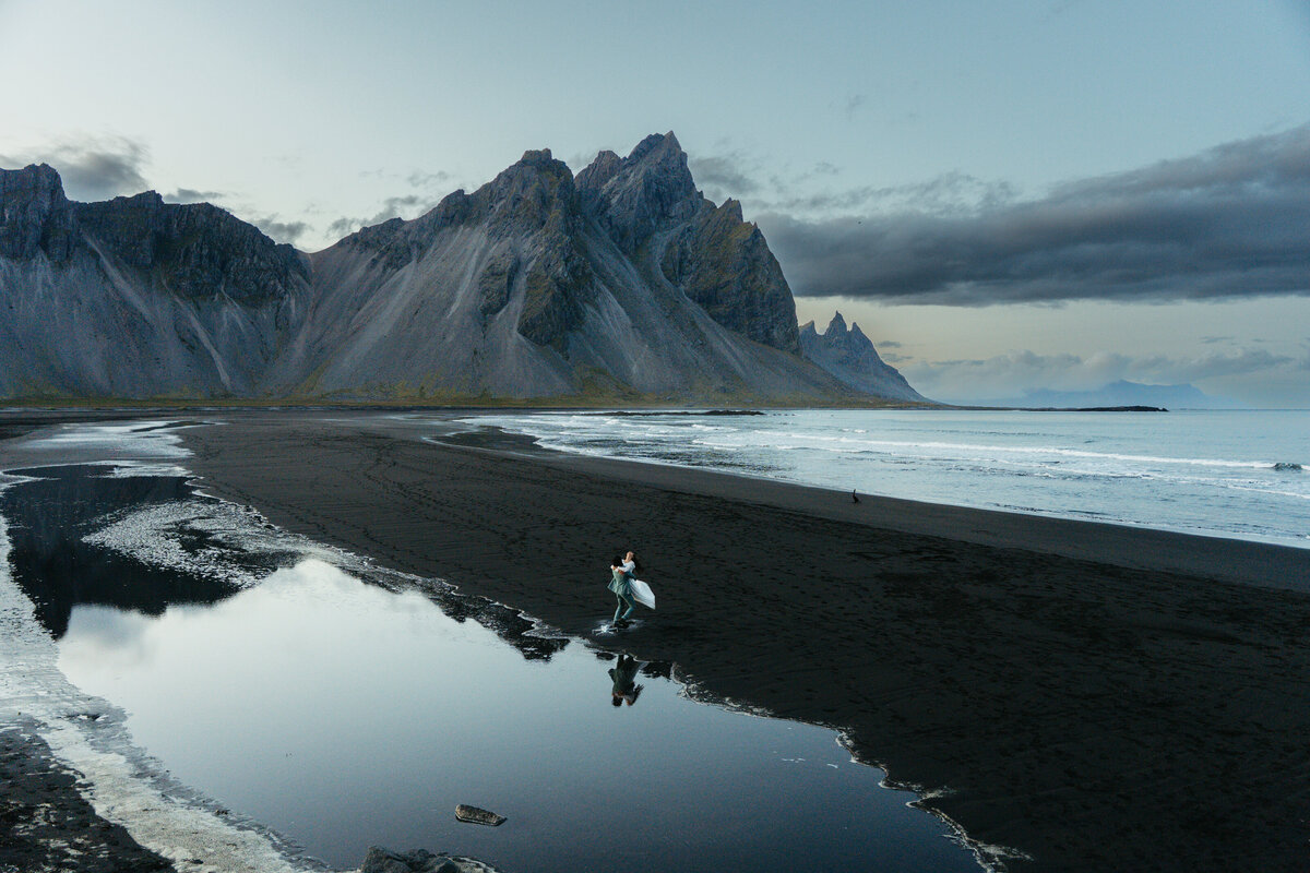 Stokksnes Beach Iceland Elopement