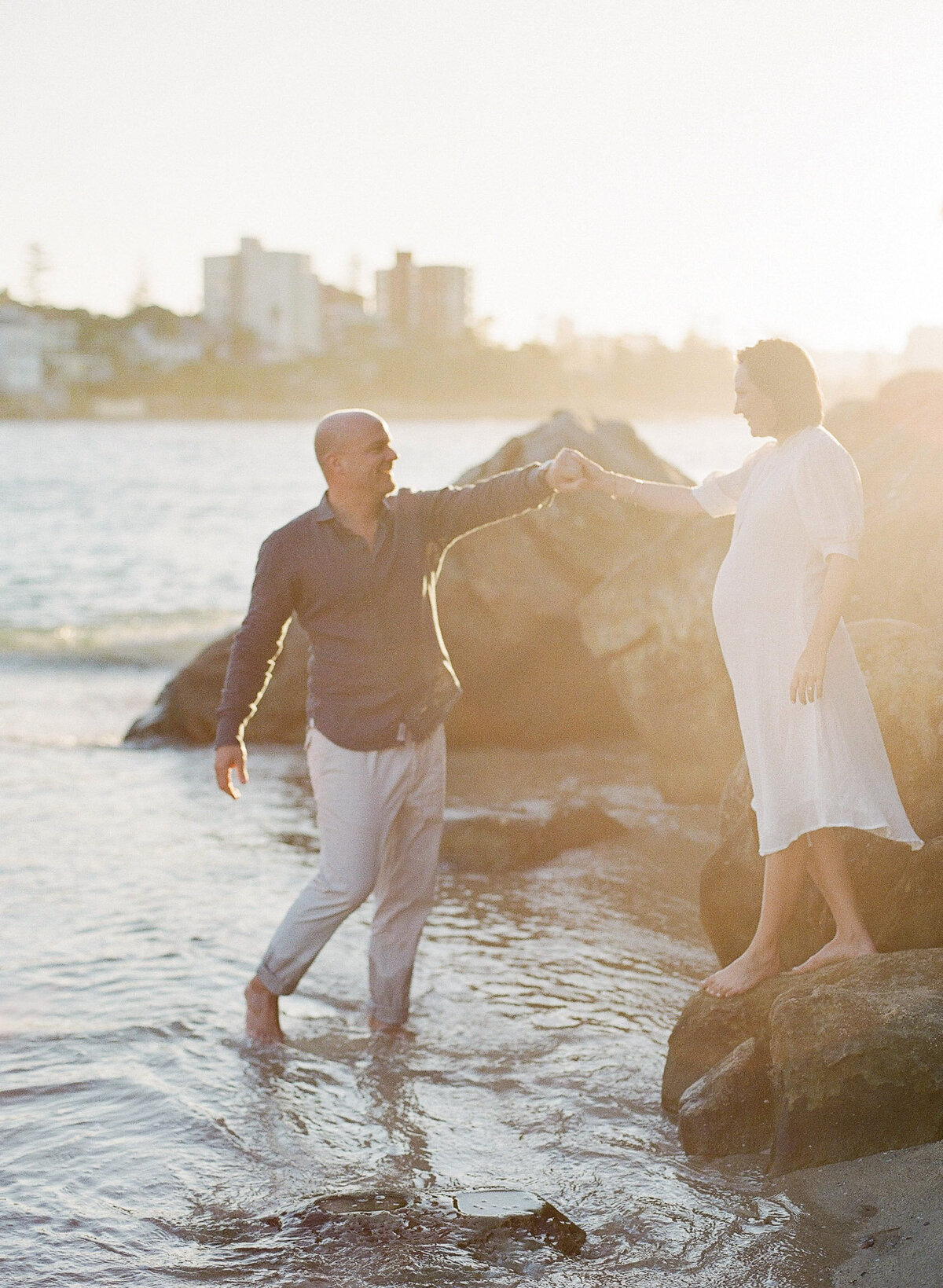 Manly engagement + maternity session