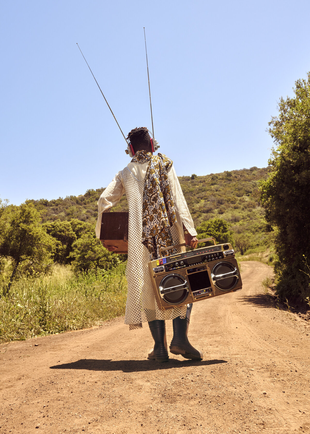 album cover-jon-batiste-singer-musician-vintage-outfit-personal-shopping-fashion-stylist-raina-silberstein