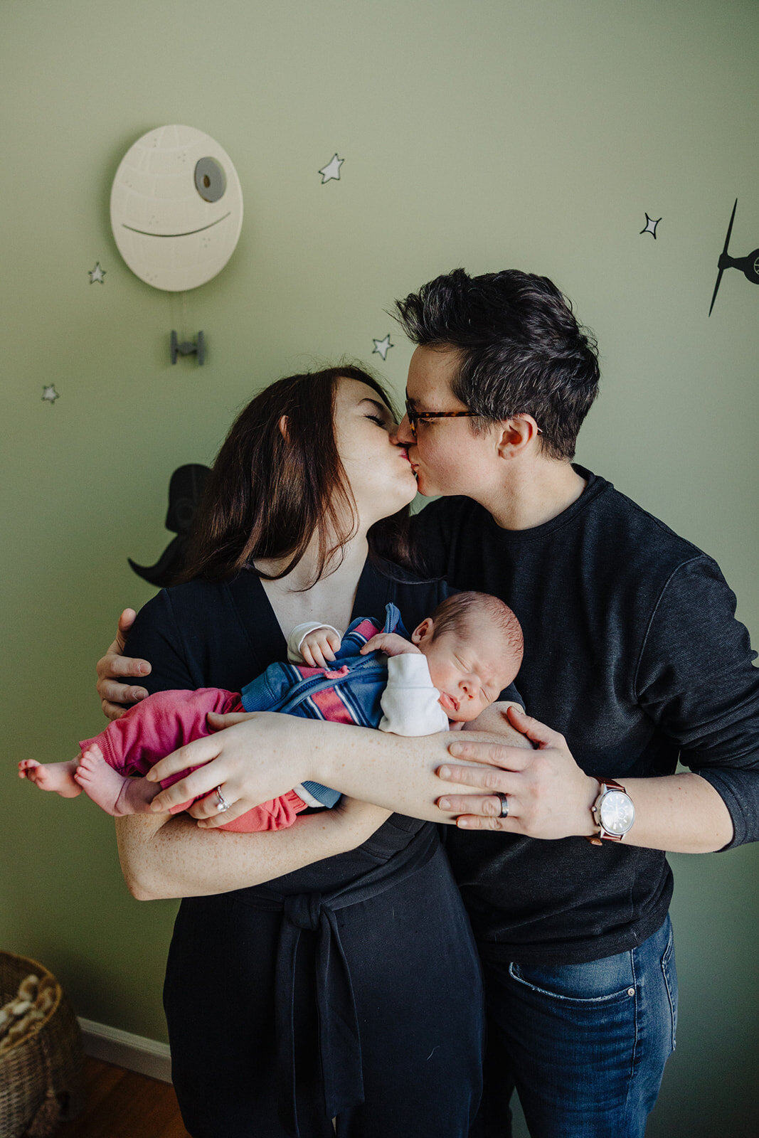 Lifestyle newborn session in New York