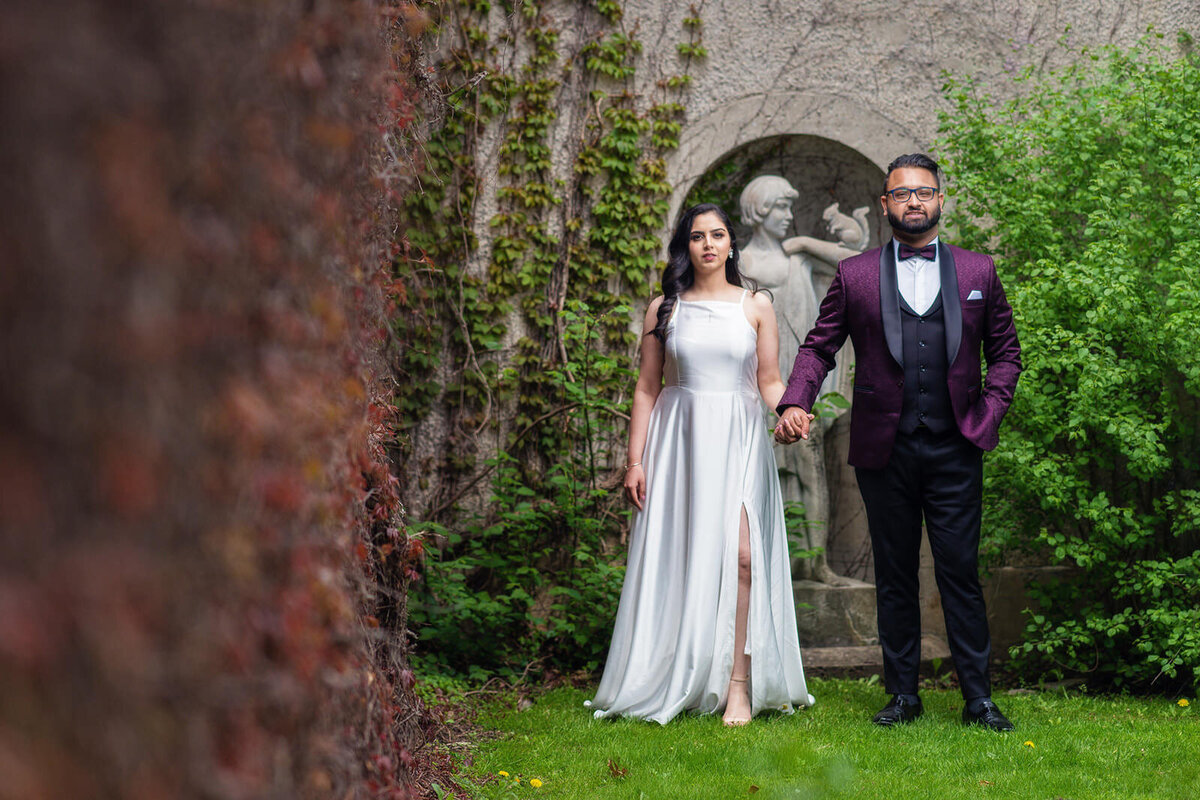 indian couple photo session at parkwood estate toronto engagement session