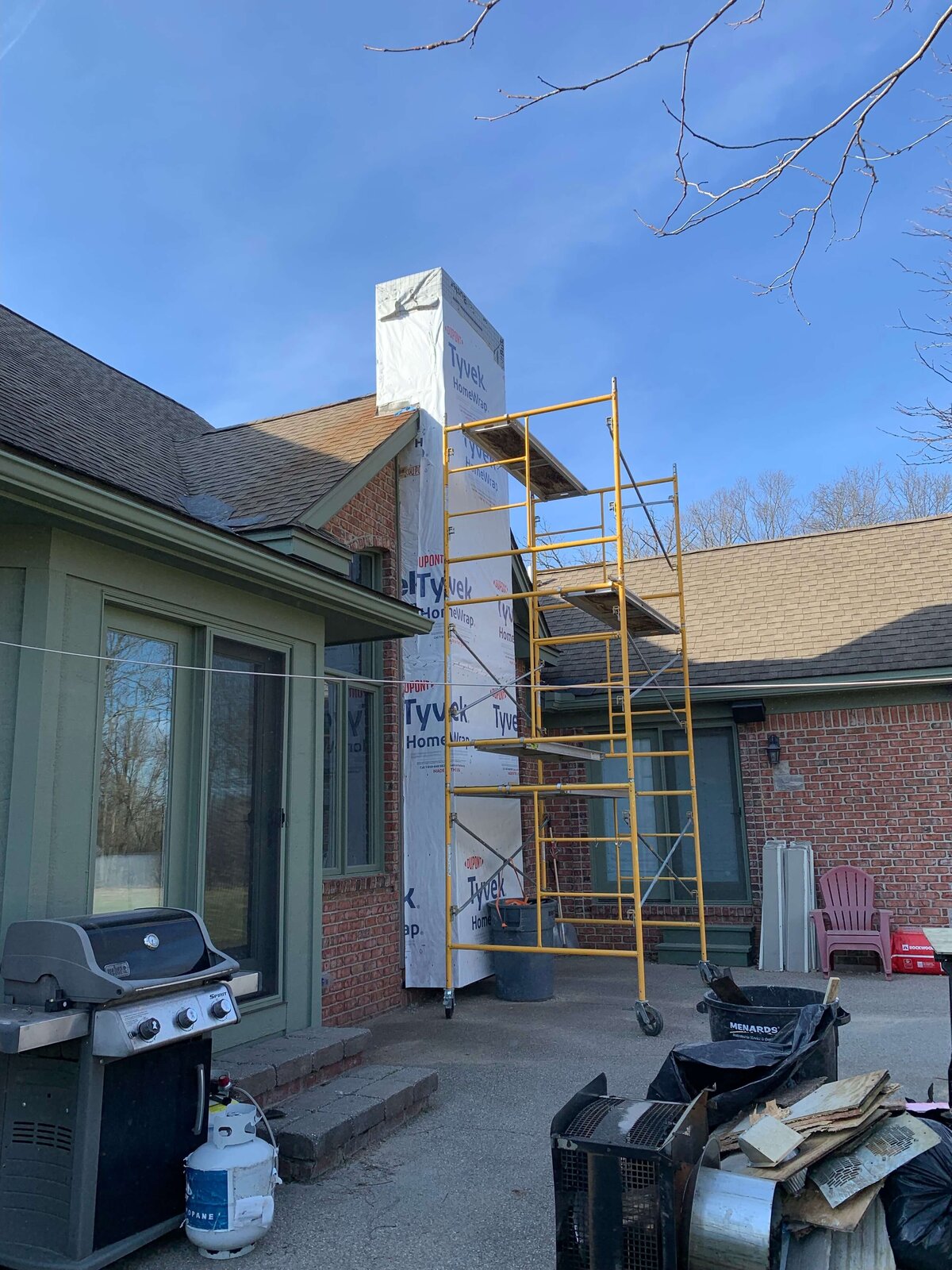 chimney in progress 2