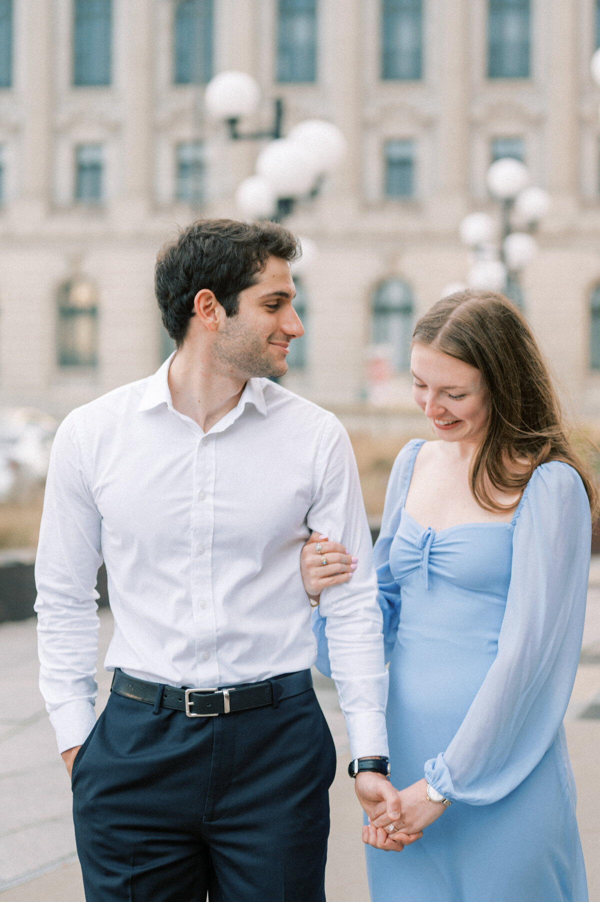 Old Courthouse Engagement Session in Downtown Cleveland-10