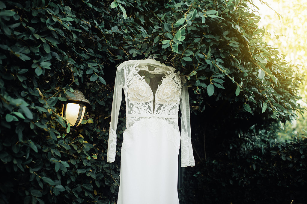 Wedding Photograph Of White Dress Los Angeles
