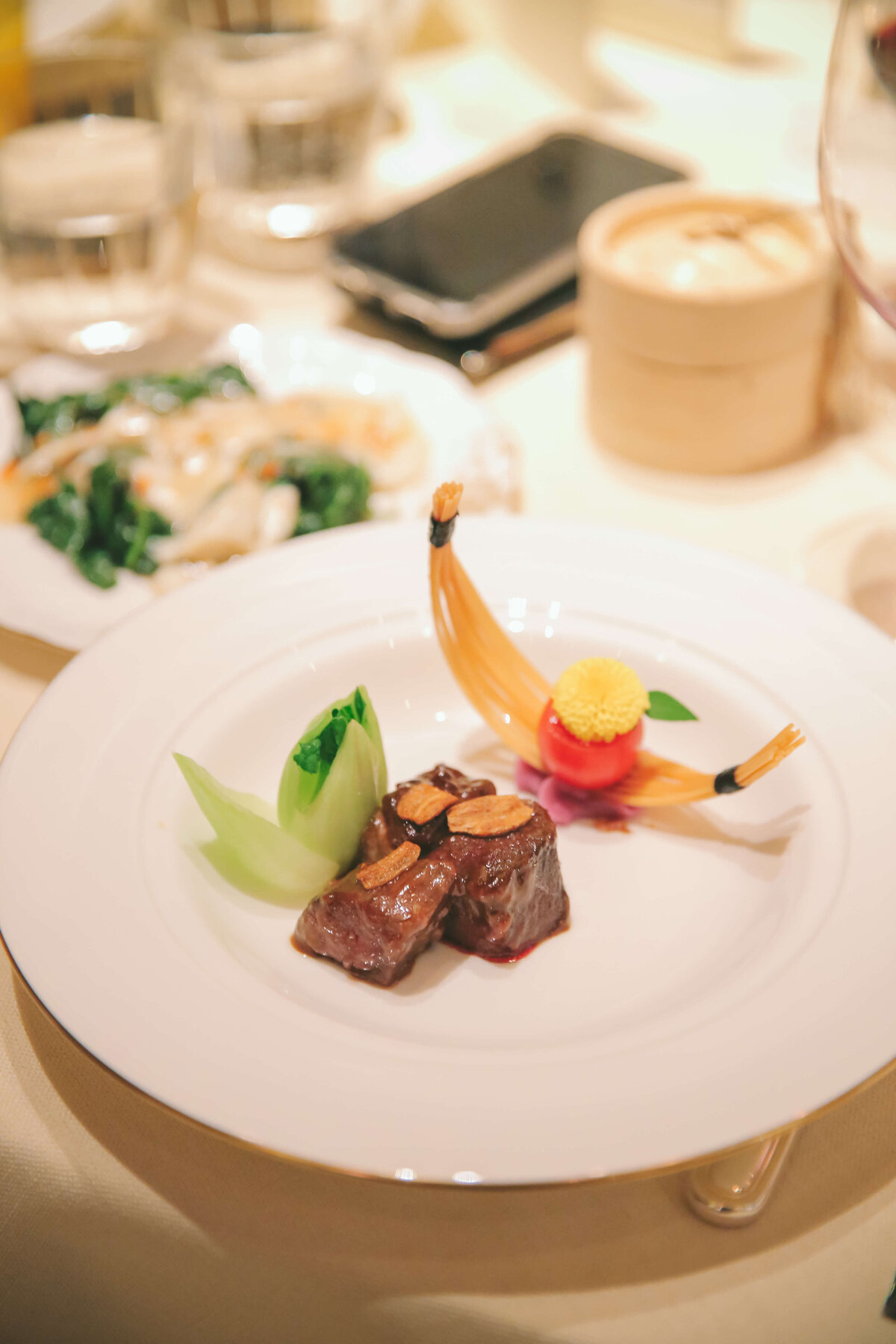 Wedding Meal Hong Kong Rosewood Hotel
