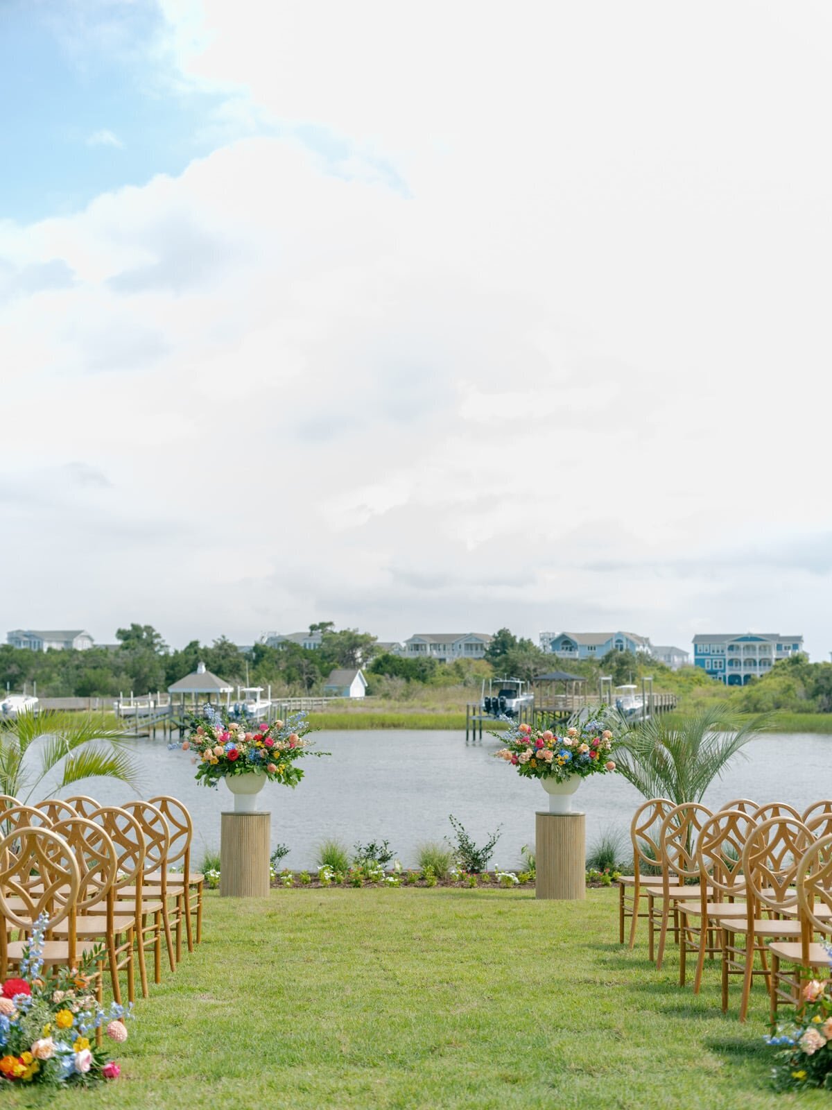 Southport NC Wedding | Blue Satin Bee 28
