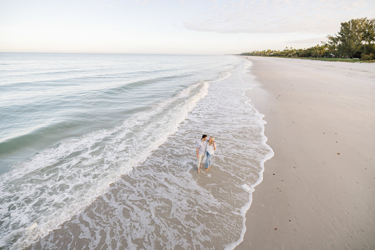 72 Naples-Beach-Florida-Destination-Engagement-Session-Beach-Sunrise-Engagement