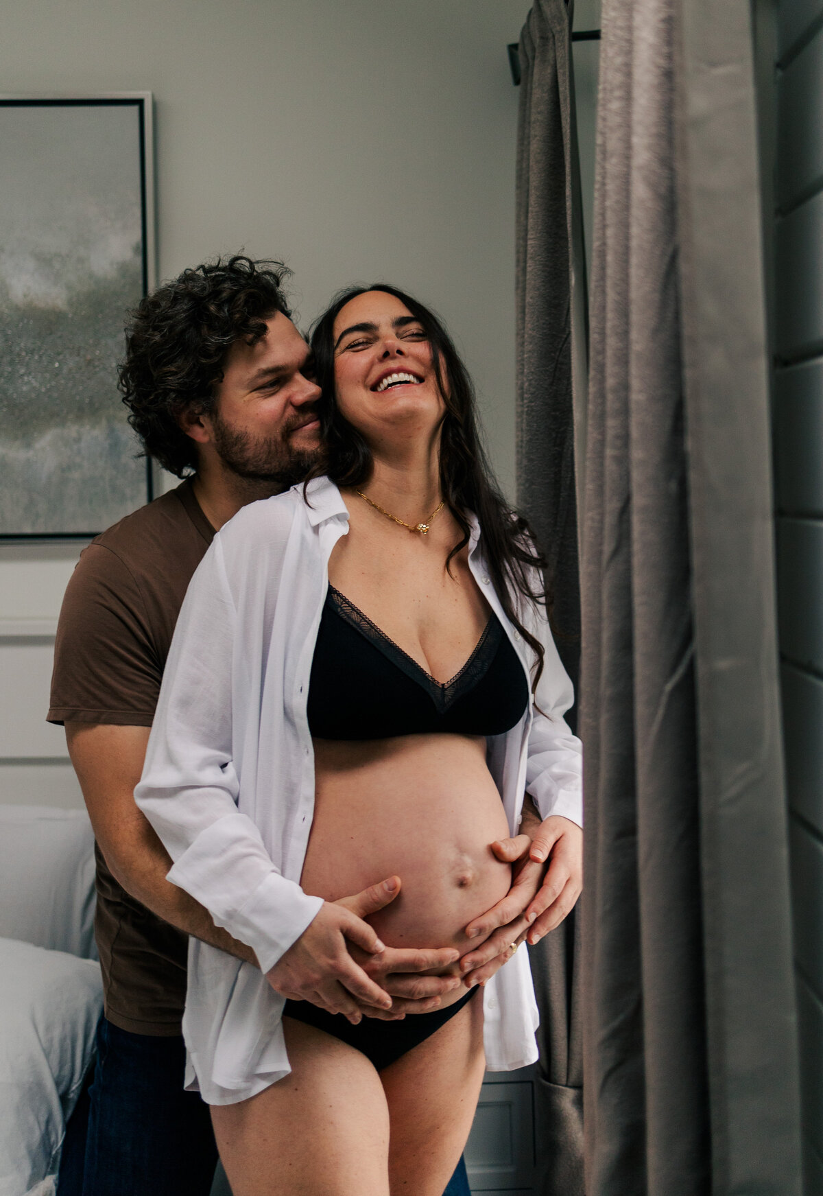 Kira - Maternity - At Home - Gaby Potter Photography - Jan 2025 -15