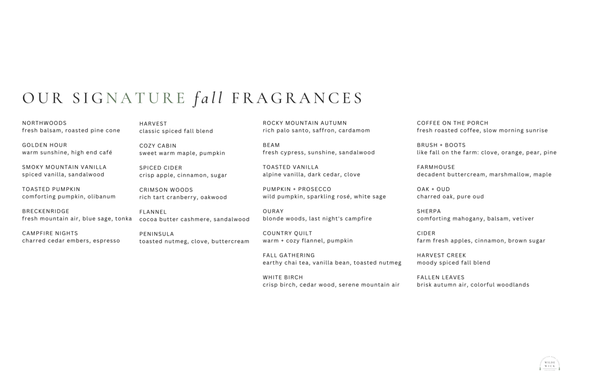 Our Fragrances