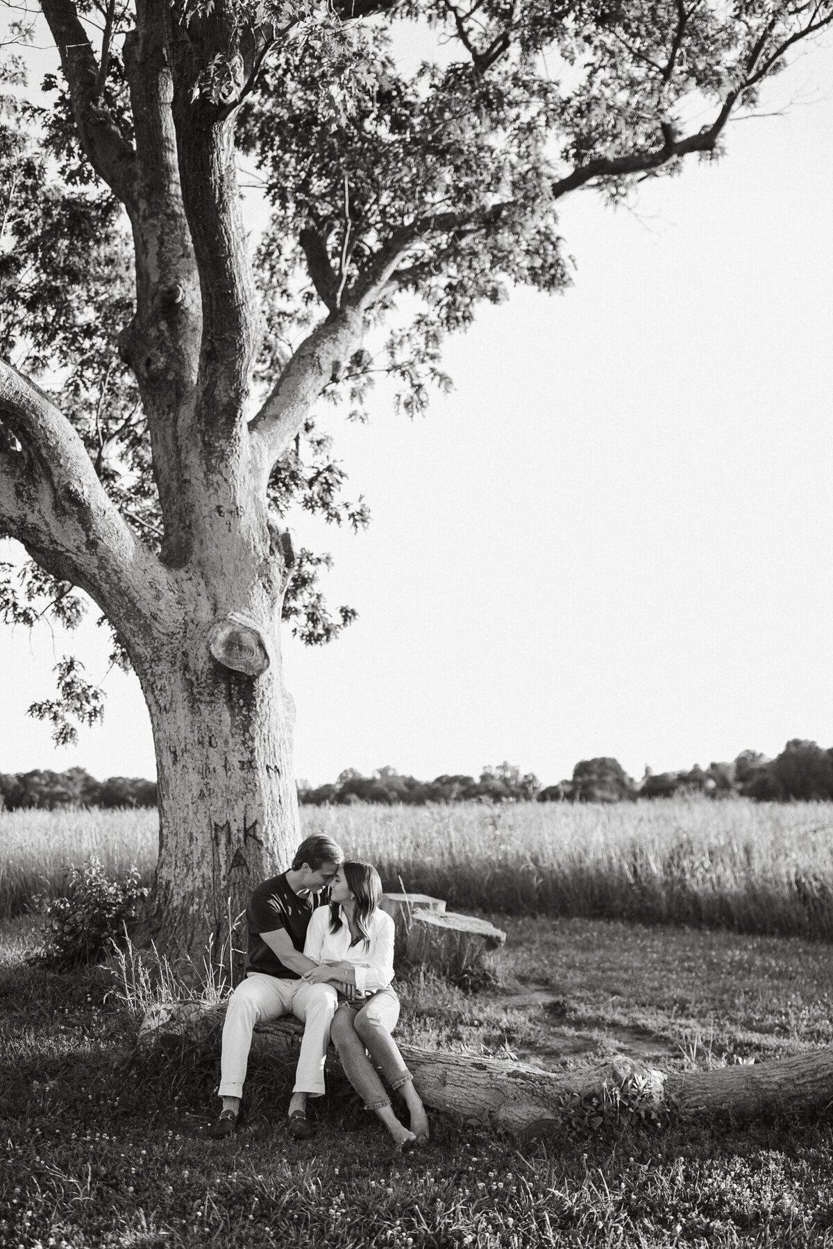 nature engagement session philadelphia