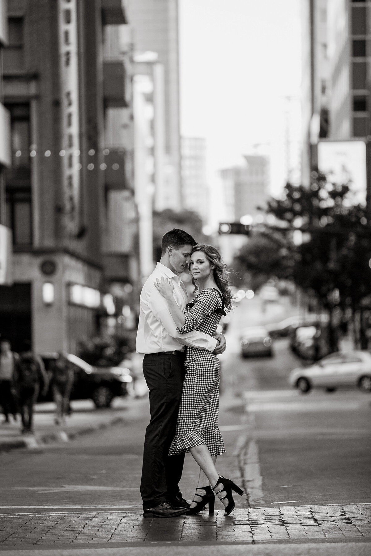 Dallas skyline engagement photos Hampton Morrow 0026