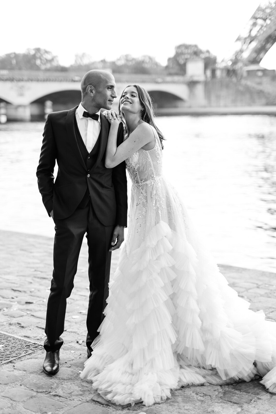Modern Film Wedding Photography in Paris France 42