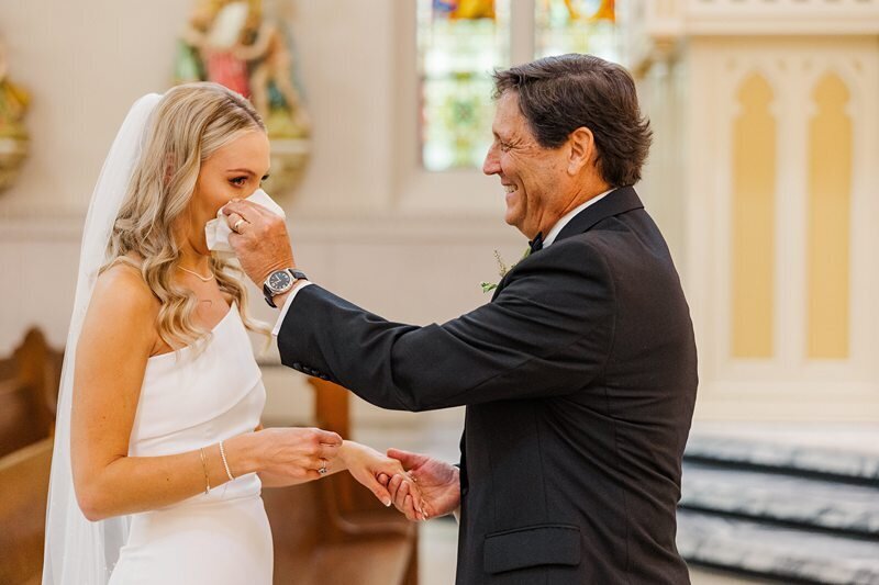 Wedding Ceremony at St. Mary’s in Evansville088