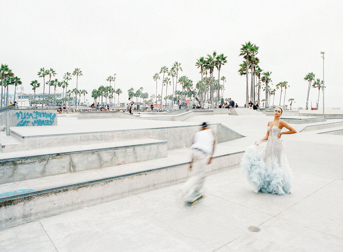 Los Angeles bridal portrait session