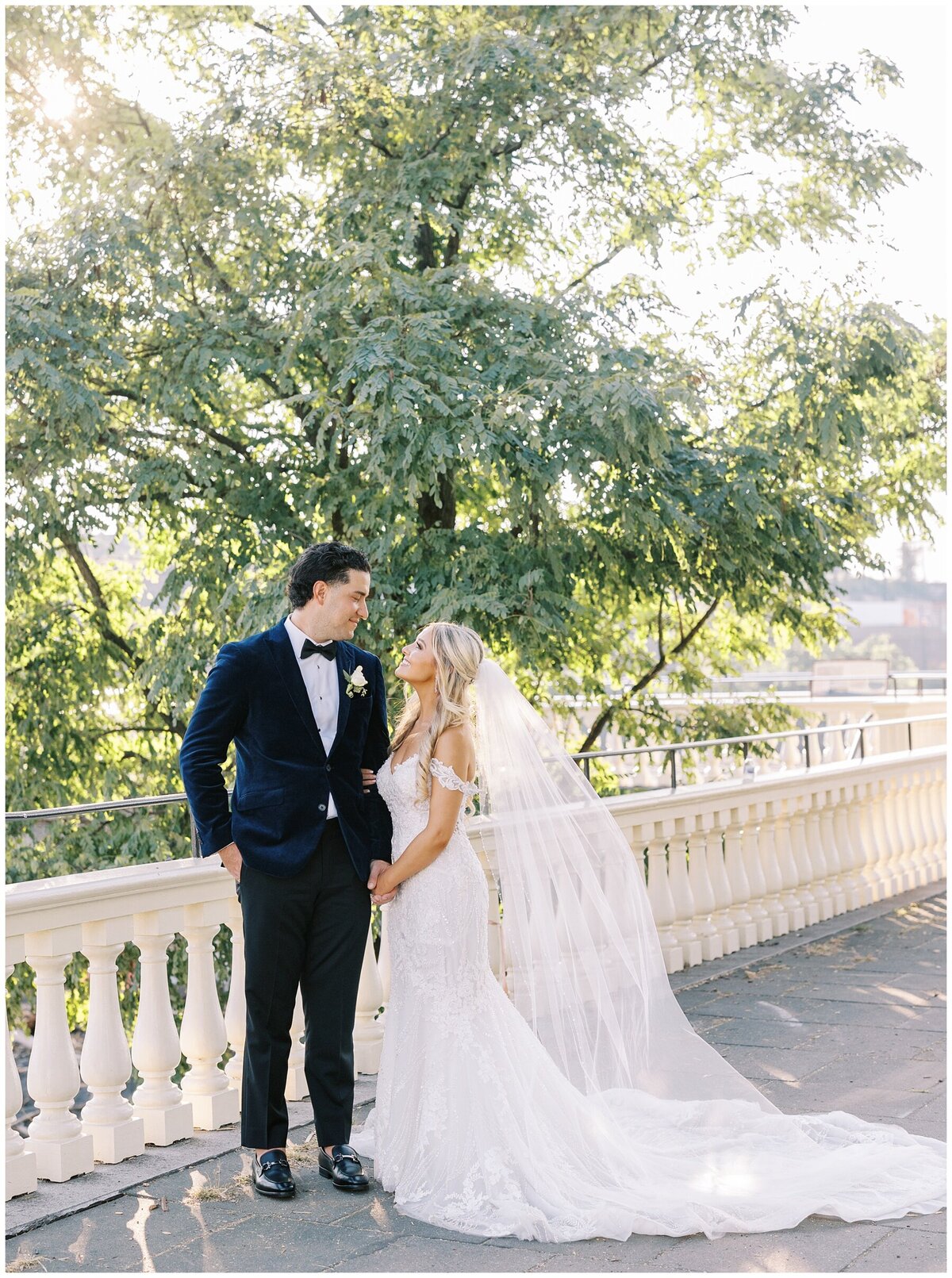 Fall wedding at Water Works by Cescaphe in Philadelphia, Pennsylvania