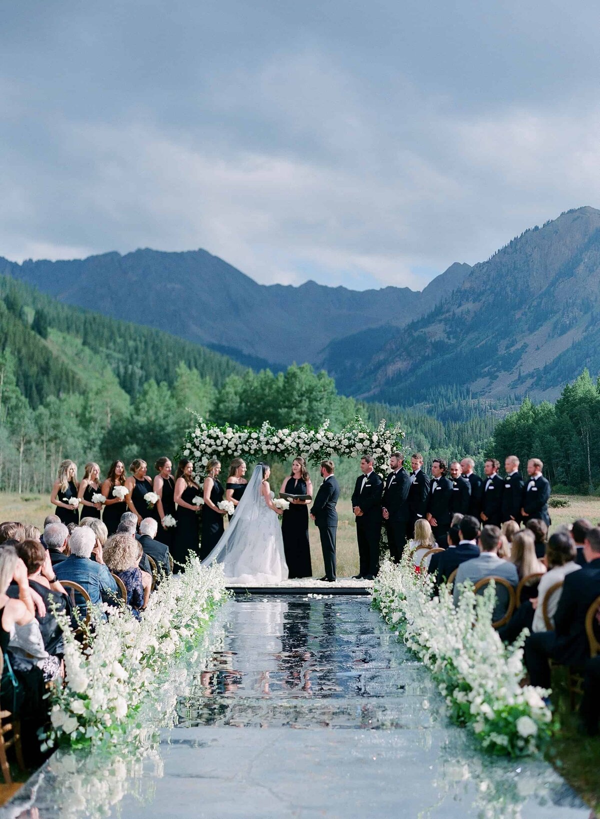 Custom outdoor wedding Aspen Colorado