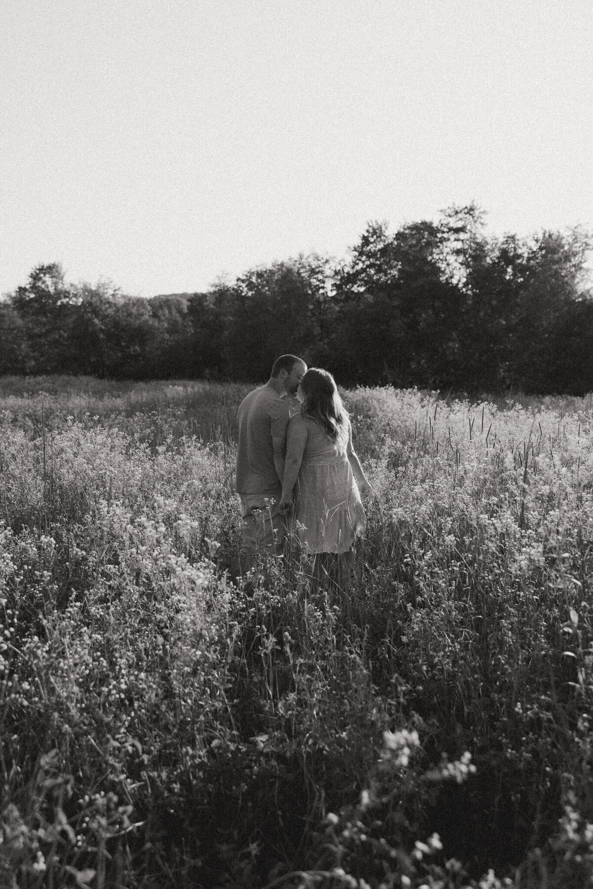 Julia-adam-engagement-salisbury-nh-wildflower-field-summer-3