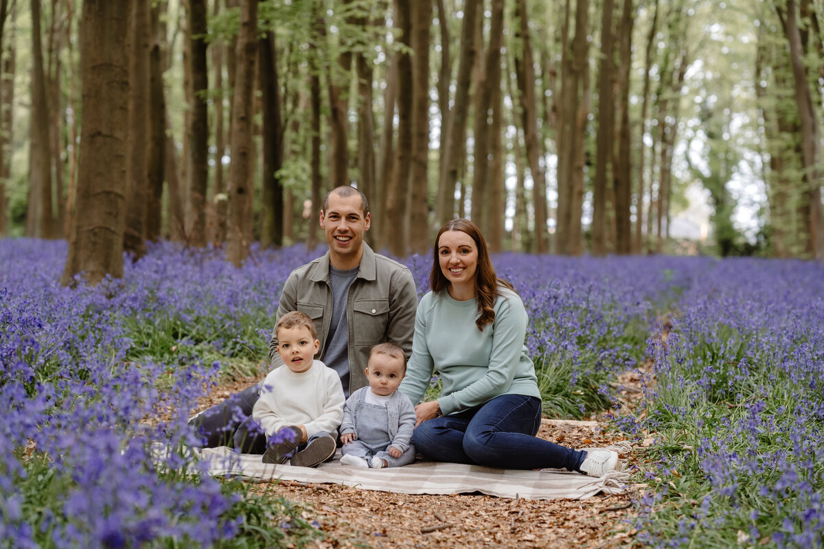 Family Photographer Marlow - Bluebells WOODS