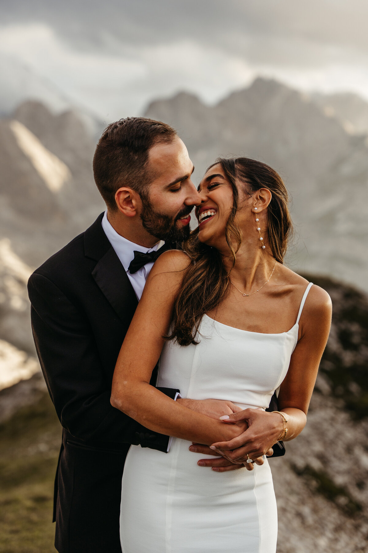 Marmarole helicopter Elopement Dolomites -26