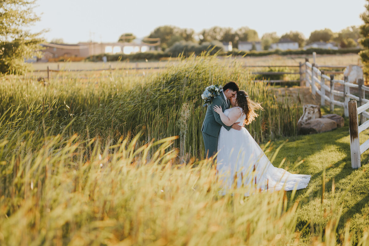 Couple in the tall grass