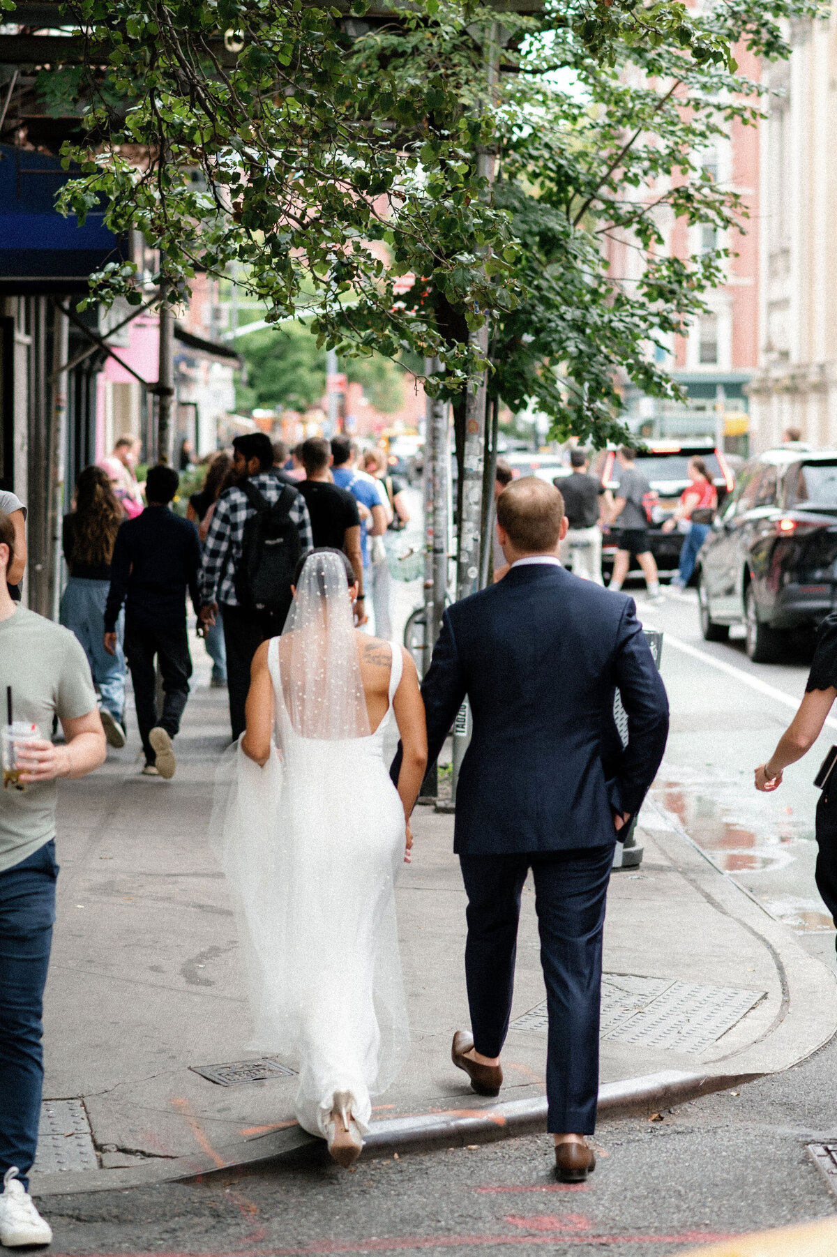NYC Bride & Groom Portrait by Lisa Blanche Photography