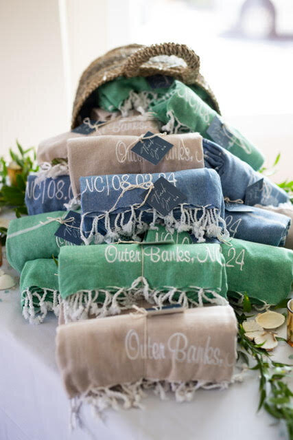 OBX Wedding Favor Blankets