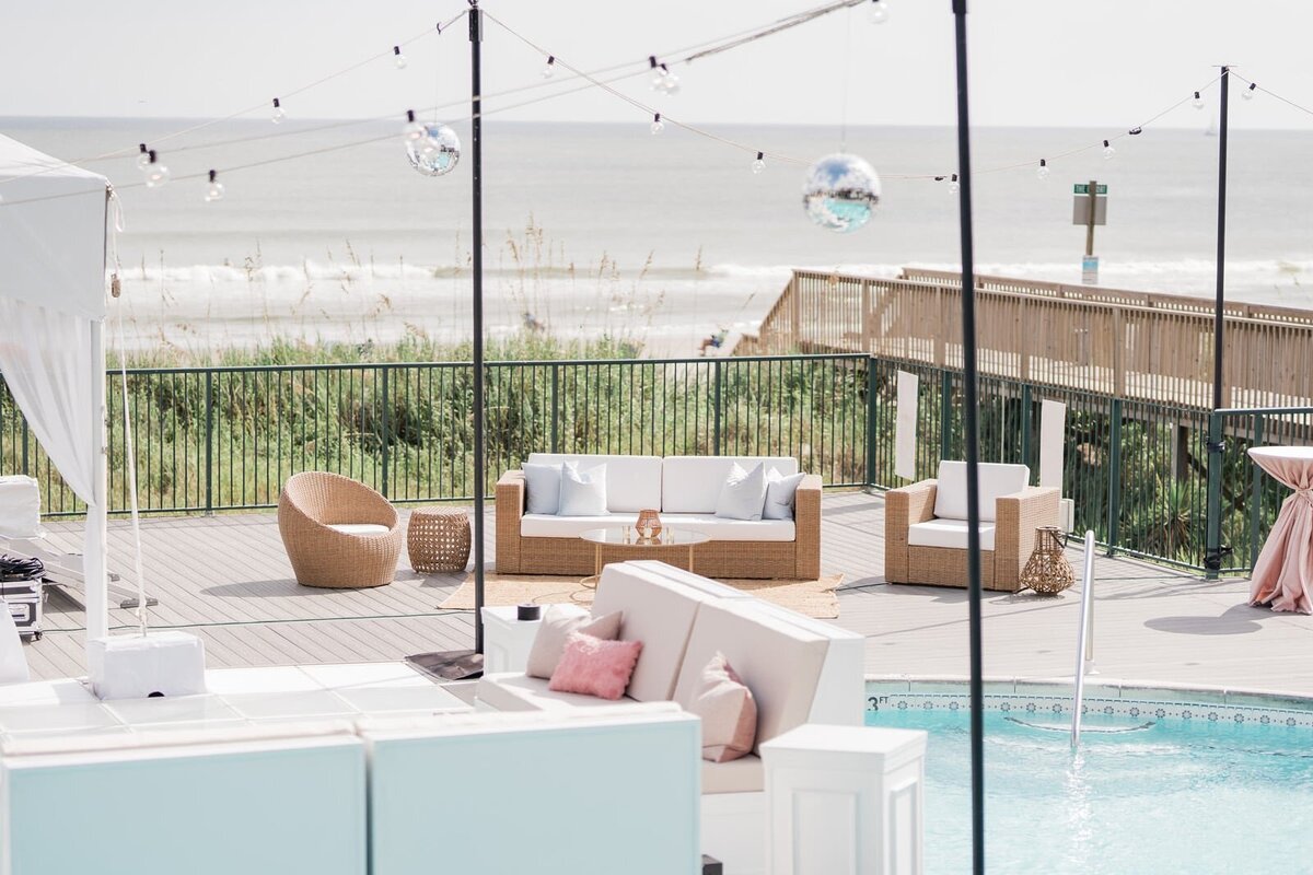 The Isles Beach Club Wedding | Blue Satin Bee 55